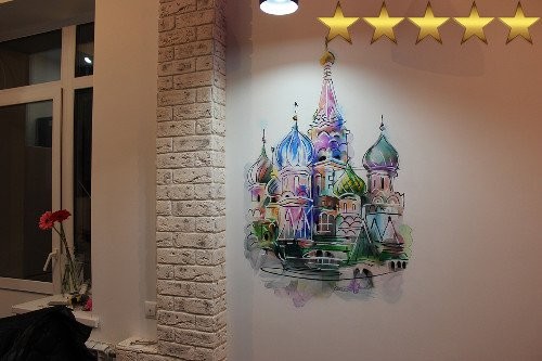 Храм Василия Блаженного – роспись кухни