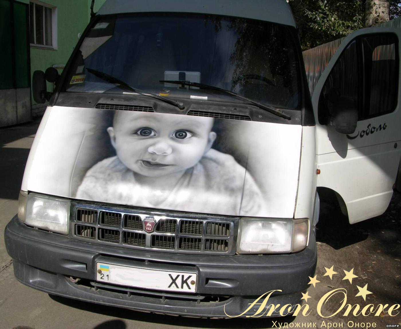 Аэрография на автомобиле 402083435